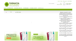 Desktop Screenshot of farmaciainternet.it