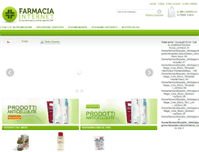 Tablet Screenshot of farmaciainternet.it